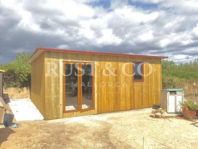 Casetas y casas de madera en Mallorca – trabajo de RUST & CO